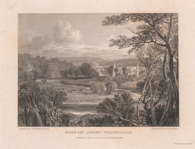 Abbaye de Bolton, Wharfdale - Edward Francis Finden