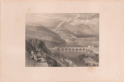 Pont de Saint-Cloud depuis Sèvres - Edward Francis Finden