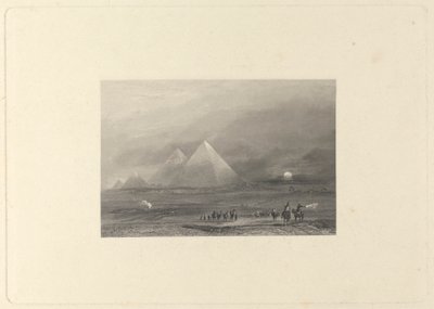 Égypte, les pyramides de Gizeh - Edward Francis Finden