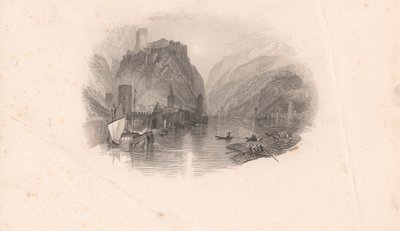 Le Château du Rhin - Edward Francis Finden