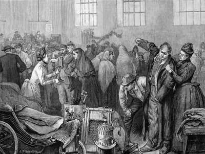 Une vente de charité - Edward Frederick Brewtnall