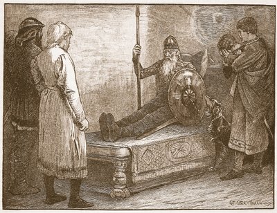 La mort de Siward, illustration de 
