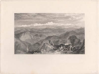 Chaîne enneigée, de Tyne ou Marma - Edward Goodall