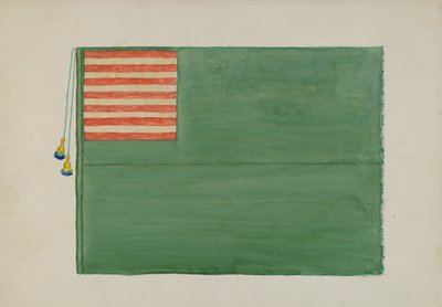 Drapeau révolutionnaire, vers 1936 - Edward Grant