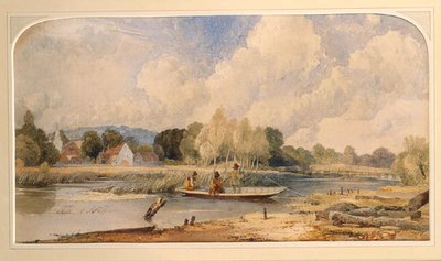 Pêche dans une barque - Edward Hassell