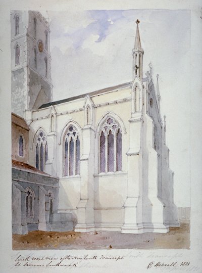 Cathédrale de Southwark, Londres, 1831 - Edward Hassell