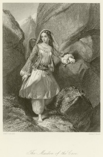La Jeune Fille de la Grotte - Edward Henry Corbould