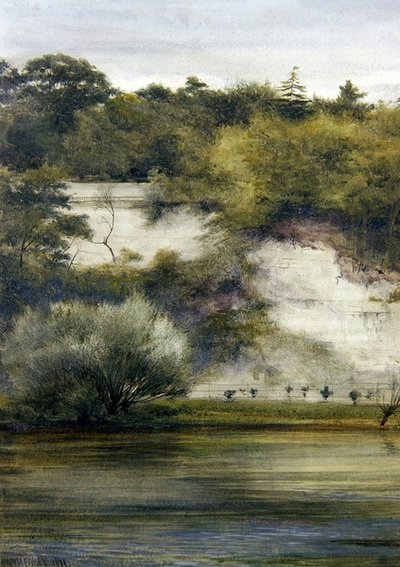 Au bord de la rivière - Edward Henry Fahey