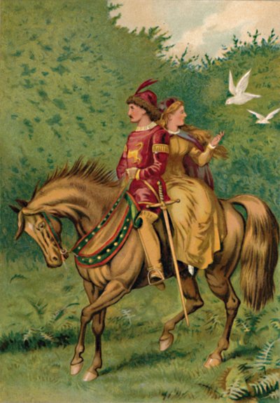 Cendrillon et le Prince, 1901 - Edward Henry Wehnert