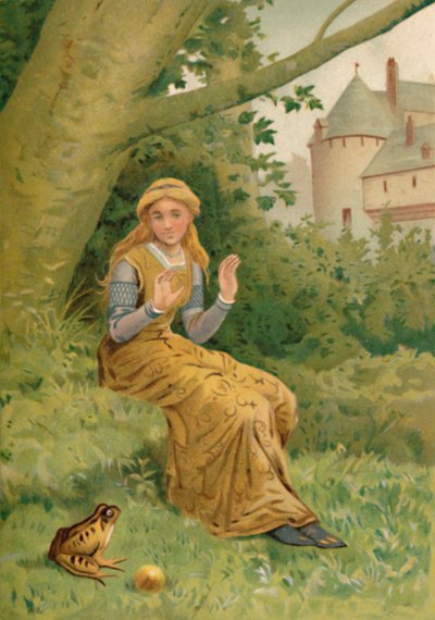 Le Prince Grenouille et la Fille du Roi, 1901 - Edward Henry Wehnert