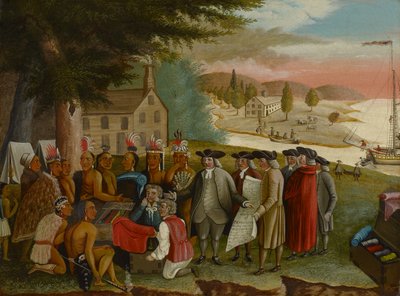 Le traité de Penn avec les Indiens, c.1830-40 - Edward Hicks