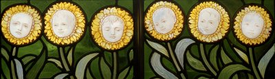 Mary, Mary, Quite Contrary, Fleurs (détail), 1886 - Edward Holmes Jewitt