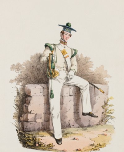 Clairon du dix-septième, tenue de campagne - Edward Hull