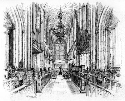 Abbaye de Bath, Bath, Somerset, 1902-1903 - Edward J. Burrows