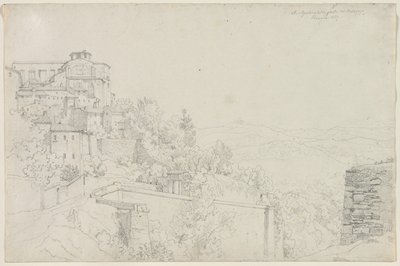 Saint Agostino de Bulagajo, Pérouse, 1829 - Edward Jakob von Steinle