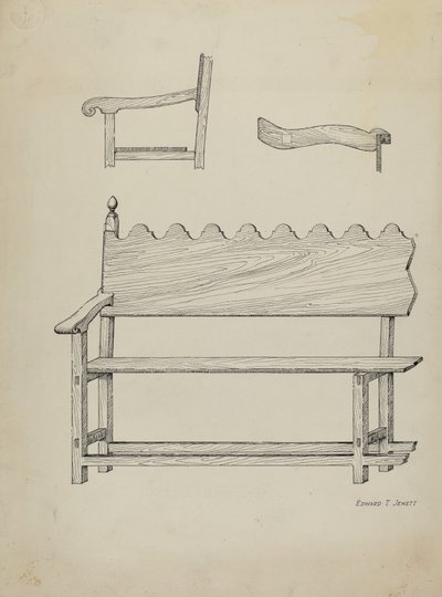Lit de mission - Edward Jewett