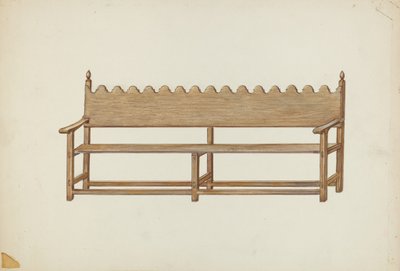 Banc de mission - Edward Jewett