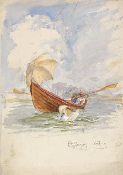 À la dérive - Edward John Gregory