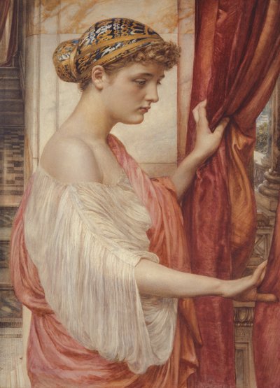 À la fenêtre, 1884 - Edward John Poynter