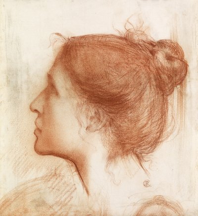 Tête de femme - Edward John Poynter