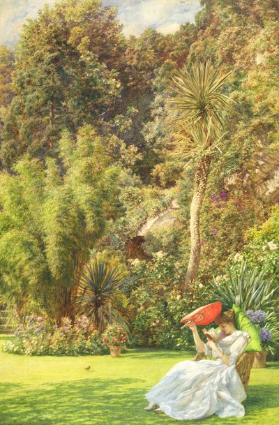 Dans un jardin - Edward John Poynter