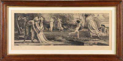 Nausicaa et ses servantes - Edward John Poynter