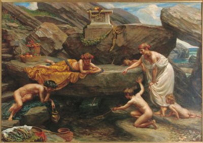 Les merveilles des profondeurs : une idylle - Edward John Poynter