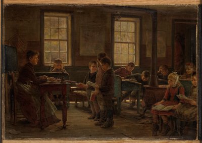 Une école de campagne - Edward Lamson Henry