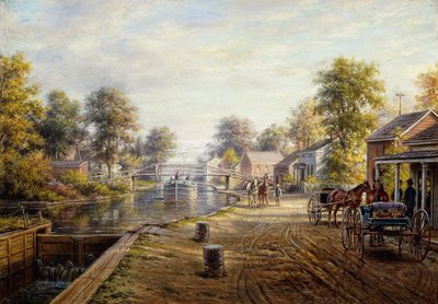 Scène le long du canal Delaware et Hudson, 1907 - Edward Lamson Henry