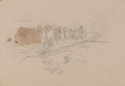 Une maison de campagne - Edward Lear