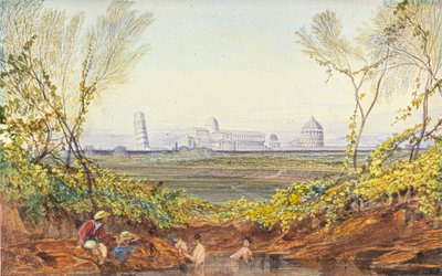 Une pause en route vers Pise - Edward Lear