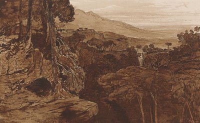 Bavella, Corse, c.1868 - Edward Lear