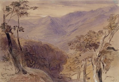 Carrara, 1861 - Edward Lear