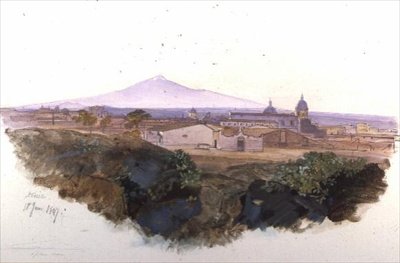 Catane : 1847 - Edward Lear