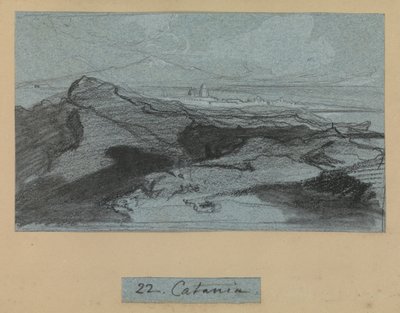 Catane, des Vues de Sicile - Edward Lear