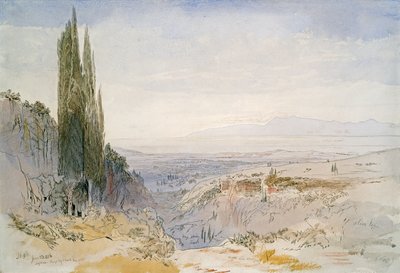 Corfou, Nimphes, 1856 - Edward Lear