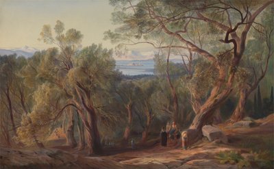 Corfou depuis Santa Decca - Edward Lear