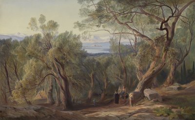 Corfou depuis Santa Decca - Edward Lear