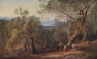 Corfou depuis Santa Decca - Edward Lear