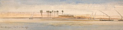 Deir Kadige, 13 heures, 2 janvier 1867 - Edward Lear