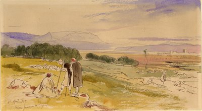 Vue lointaine de Janina - Edward Lear