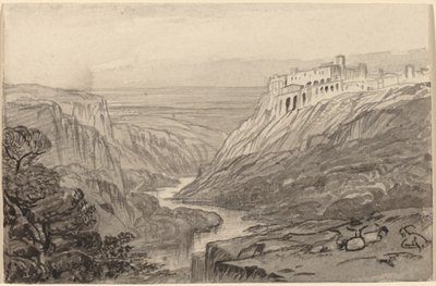 Chèvres reposant au-dessus d
