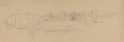 Knowsley Hall - Edward Lear