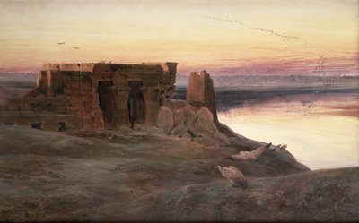 Temple de Kom Ombo, Égypte - Edward Lear