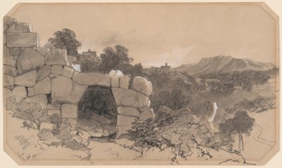 Paysage près de Segni - Edward Lear