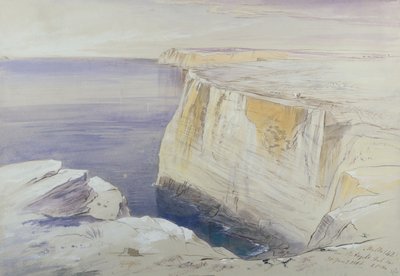 Malte, près de St. Angelo Hal Far - Edward Lear