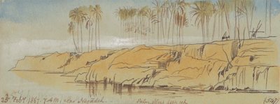 Près de Negadeh. 7:00 A.M., 25 fév. 1867 (547) - Edward Lear
