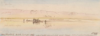 Près de Negadeh; 8:00 A.M., 25 fév. 1867 (549) - Edward Lear