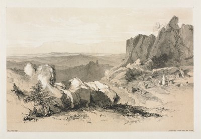 Olevano - Edward Lear