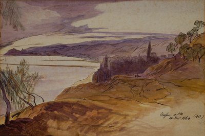Oneglia - Edward Lear